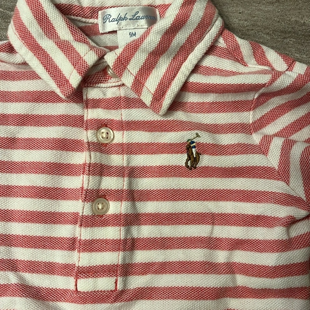 Ralph Lauren Baby Striped Polo and Chinos Set - Picture 5 of 11